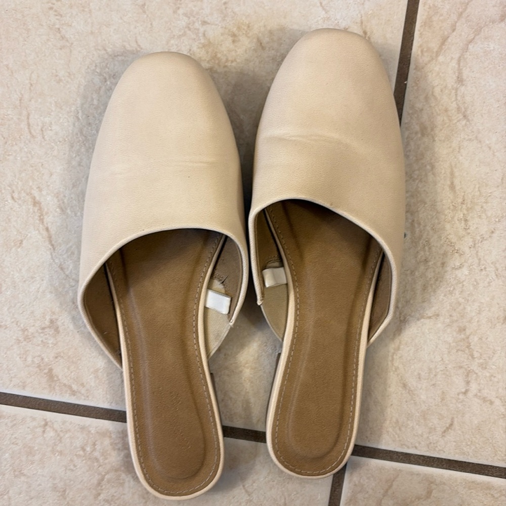 Ivory Mules size 8